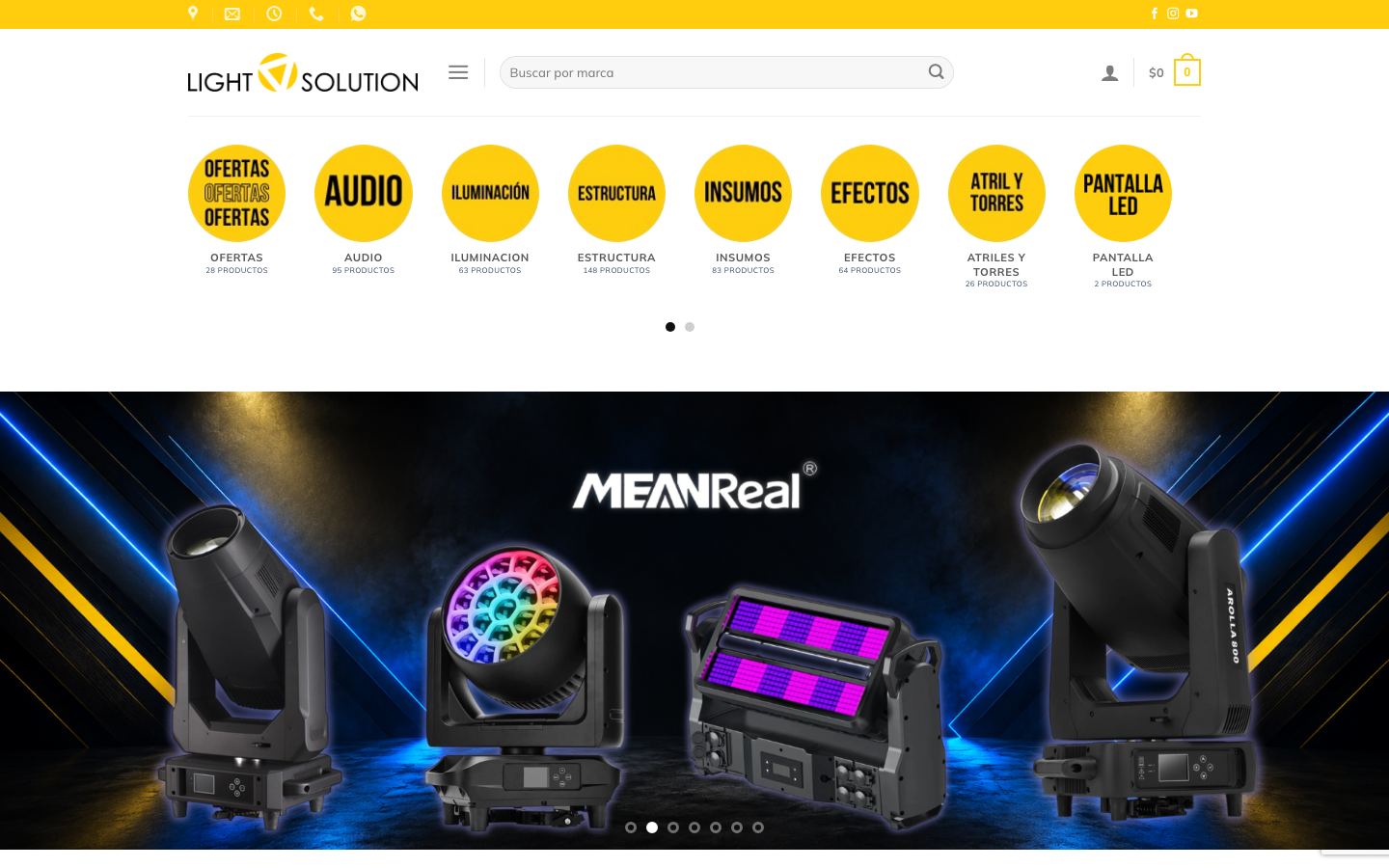Home actual de lightsolution.cl