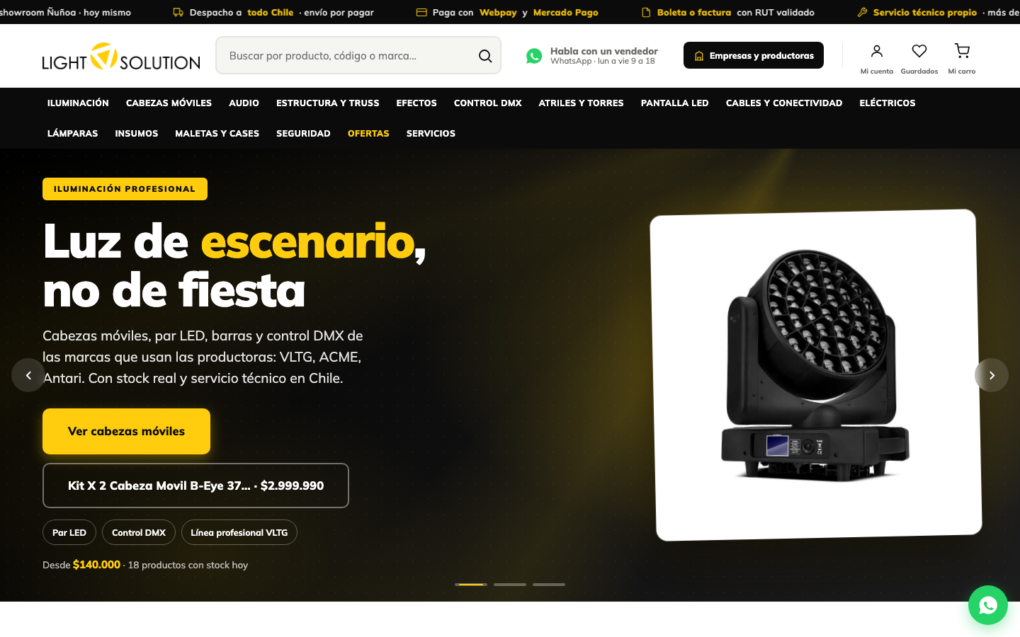 Portada de la tienda nueva